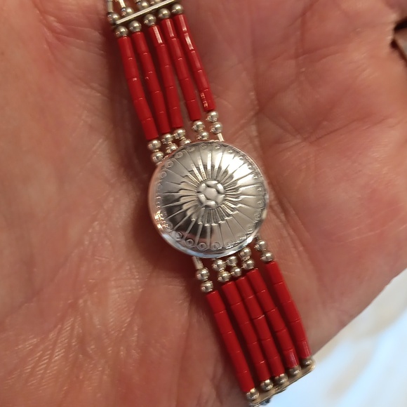 CAROLYN POLLACK QT STERLING NECKLACE/EARRINGS - Picture 5 of 9